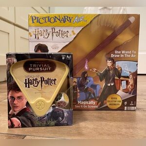 🎄New Harry Potter games! Pictionary Air  and Trivial Pursuit! Great gift idea!🎄